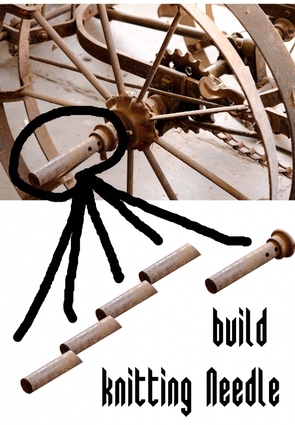 Creation of Yarn with Mouse: Step 1